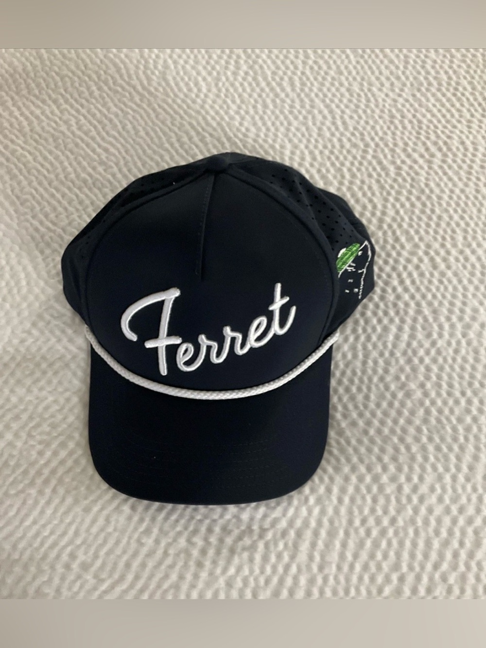 Black Ferret Golf Hat